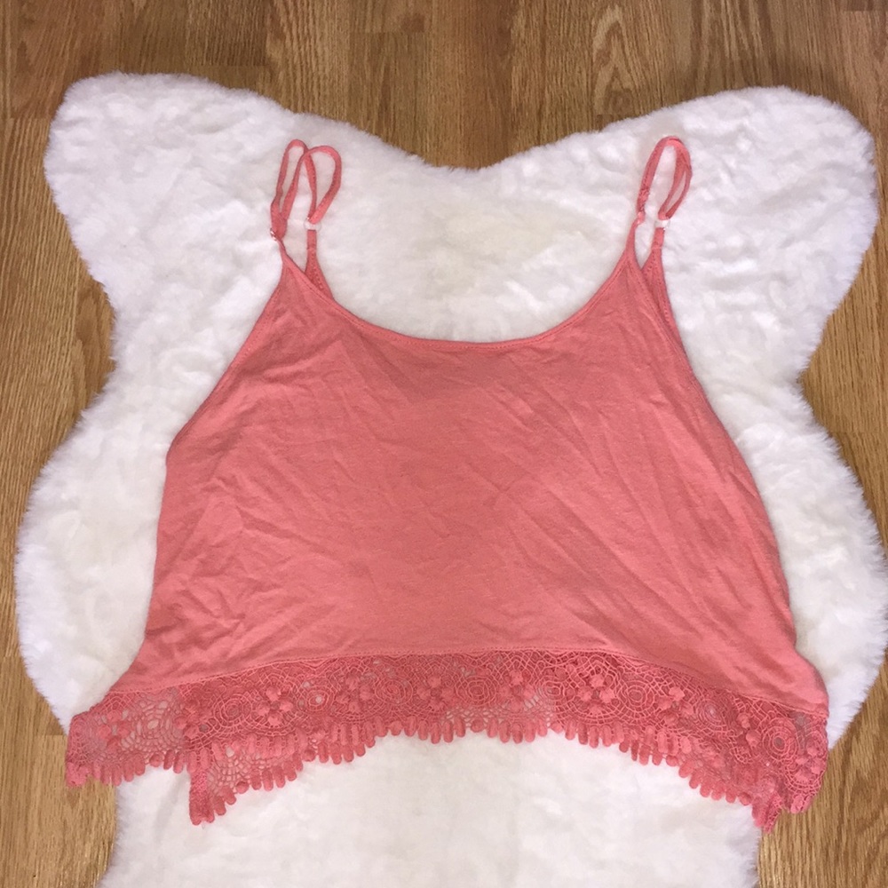 Painted Threads crop tank top